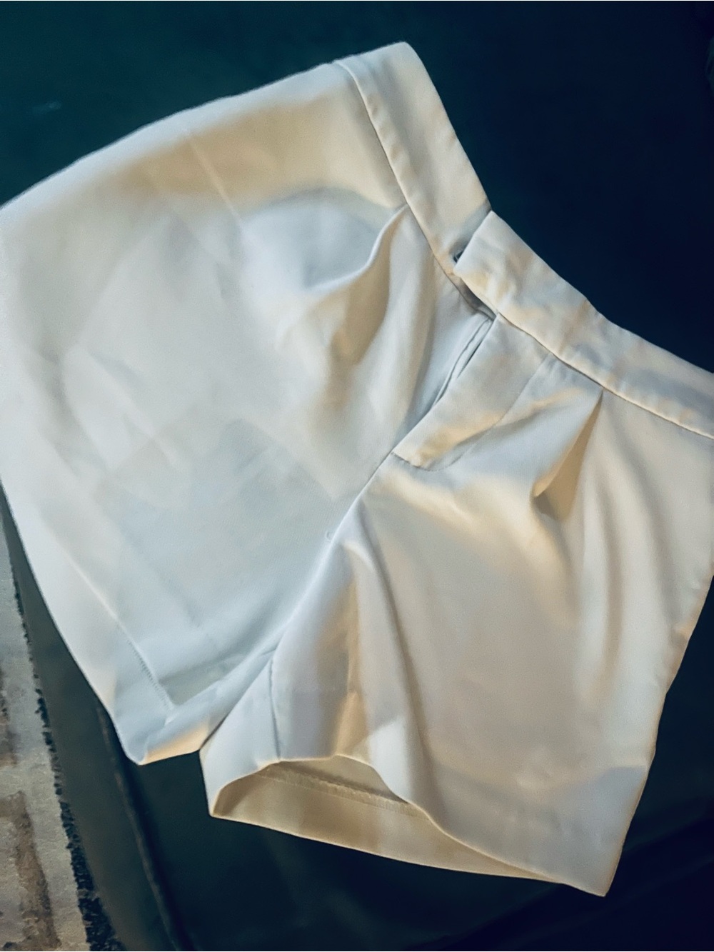 a new day High Waist White Tailored Shorts